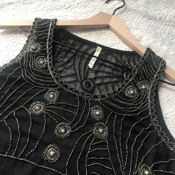 Anthropologie Willow & Clay Beaded Tank 💫 - Picture 2 of 4